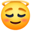 Facebook Messenger Angel Emoji