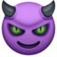 Facebook Messenger Devil Emoji