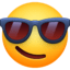 Facebook Messenger Glasses Emoji