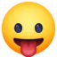 Facebook Messenger Tongue Emoji
