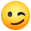 Facebook Messenger Wink Emoji