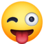 Facebook Messenger WinkTongue Emoji